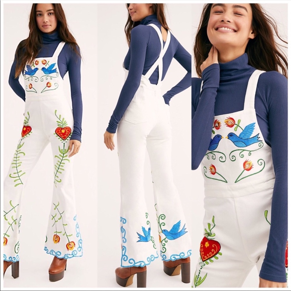 Fillyboo Floral Embroidered Jumpsuit - Picture 2 of 15